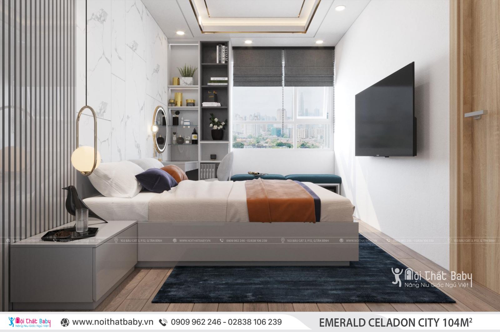 Tổng hợp các mẫu thiết kế nội thất Chung cư Emerald Celadon City